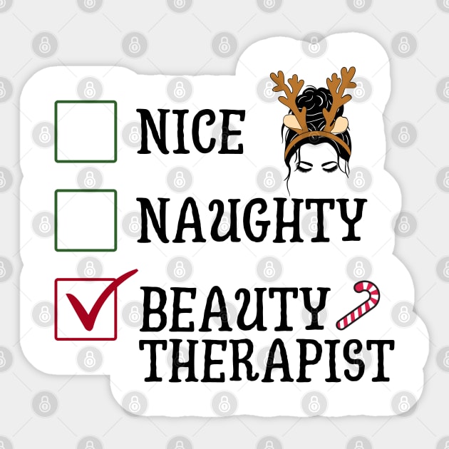 Nice Naughty Beauty Therapist Sticker by stressless